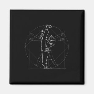 Ronde trap kickboksen Kung Fu Mma Tae-kwon-do Magneet
