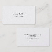 Ronde Trendy Simple Plain Minimalist Modern Visitekaartje (Voorkant / Achterkant)