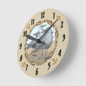 Ronde Trois mouettes horloge (Angle)