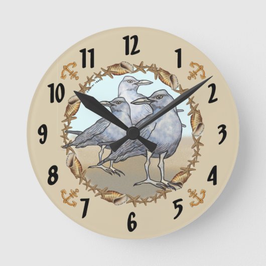 Ronde Trois mouettes horloge (Recto)