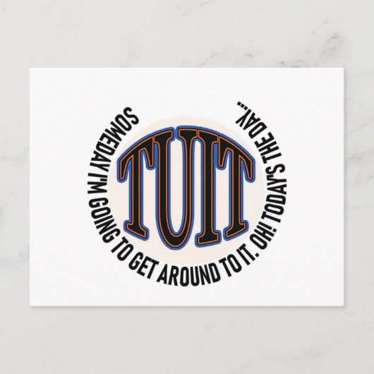 "Ronde TUIT Briefkaart (Voorkant)