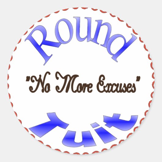 Ronde Tuit Sticker (Voorkant)