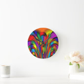 Ronde Une horloge d'intégration colorée (Maison)