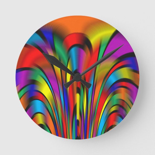 Ronde Une horloge d'intégration colorée (Recto)