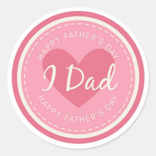 Ronde Vaderdag Sticker (Voorkant)