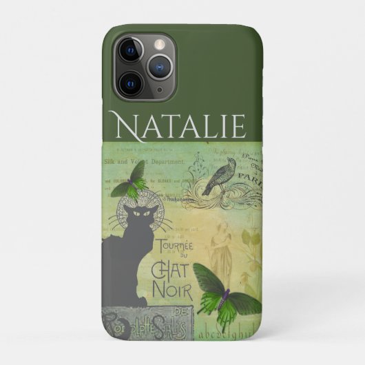  Ronde van Chat Noir Collage in Parijs Case-Mate iPhone Case (Achterkant)