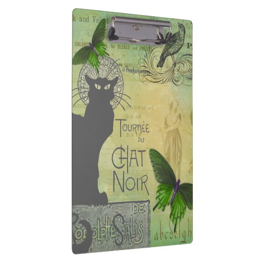 Ronde van Chat Noir Collage in Parijs Klembord (Rechts)