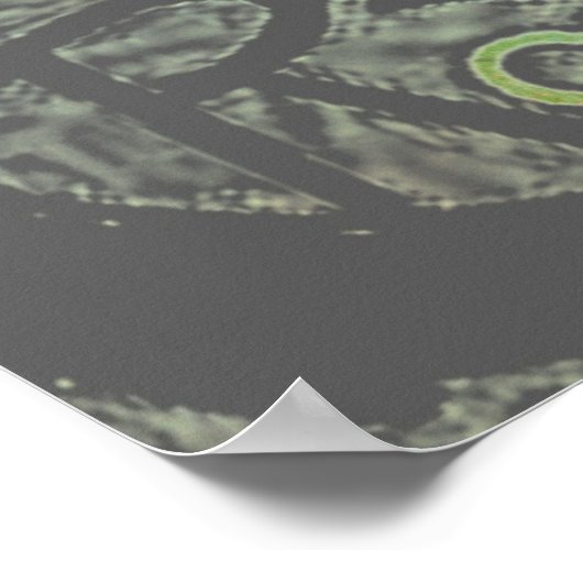  Ronde van Chat Noir Collage in Parijs Poster (Hoek)