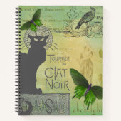  Ronde van Chat Noir Collage Sketch Notitieboek (Voorkant)