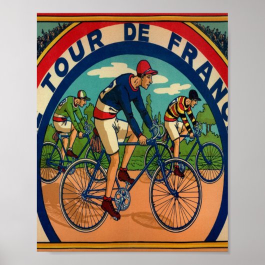 Ronde van De France Vintage Poster (Voorkant)