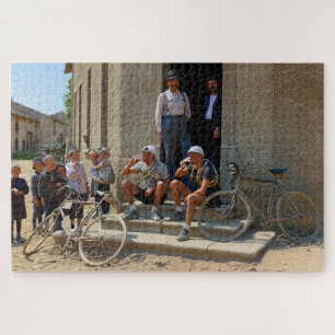 Ronde van Frankrijk 1921 Na De Etappe Bier Tijd Co Legpuzzel