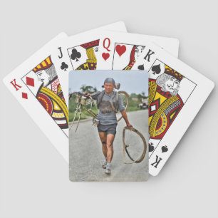 Ronde van Frankrijk 1928 Etappe 7 Italiaan Giusto Pokerkaarten