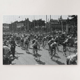 Ronde van Frankrijk 1962 Etappe 1 Massastart in Na Legpuzzel