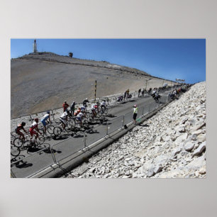 Ronde van Frankrijk top Ventoux Poster