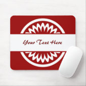 Ronde ventilator - Ruby Red Muismat (Met muis)