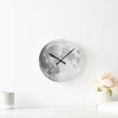 Ronde Voici La Lune / Pleine lune Mur Horloge (Maison)