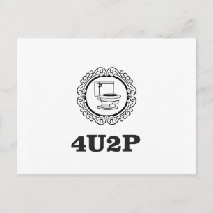 ronde voor u om te plassen briefkaart