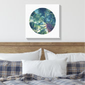 Ronde Vorm Foto Canvas Afdruk (Insitu (Slaapkamer))