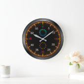 Ronde wandklok van snelheidsmeter grote klok (Huis)