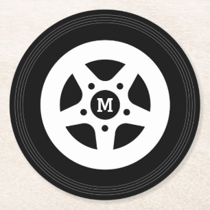 Ronde wielband en velgnieuw onderzetter