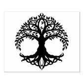 Ronde, witte achtergrond rubberstempel (Afrduk)