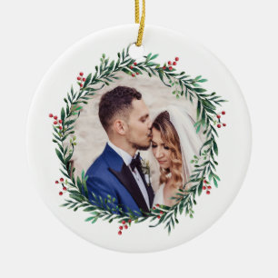 Ronde Wreath Keramisch Ornament