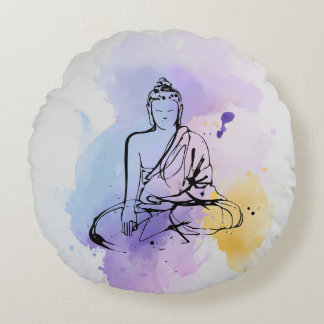 Ronde Zen Boeddha Worpkussen Rond Kussen