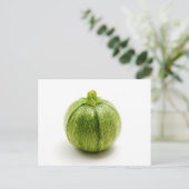 Ronde zucchini briefkaart (Staand voorkant)