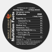 Ronde zwarte aple spuit met leder ronde sticker (Voorkant)