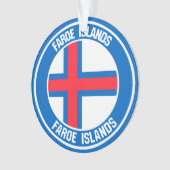 Rondemailm van de Faeröer Ornament (voorkant)