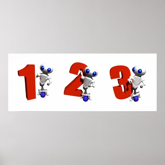 RONDER MET NUMMERS POSTER (Voorkant)