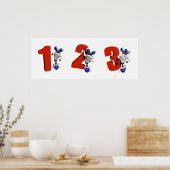 RONDER MET NUMMERS POSTER (Keuken)