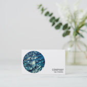 Rondfoto - Mousserend water Visitekaartje (Staand voorkant)