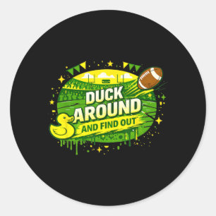 Rondhangen En Uitvinden Grappig Sarcasme Humoristi Ronde Sticker