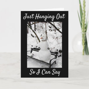 **RONDHANGEN OM TE ZEGGEN** GELUKKIGE VERJAARDAG KAART