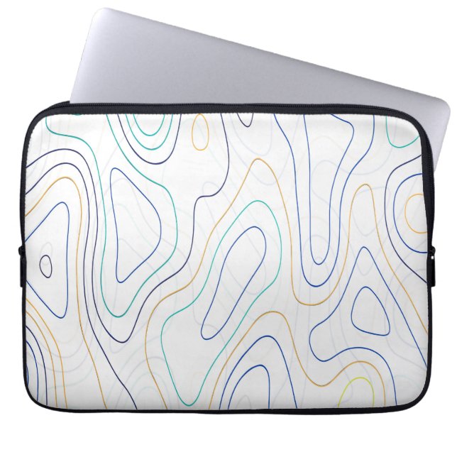 Rondingen Laptop Sleeve (Voorkant)