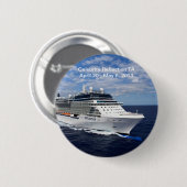 Rondknop Celebrity Reflection TA Ronde Button 5,7 Cm (Voorkant /achterkant)
