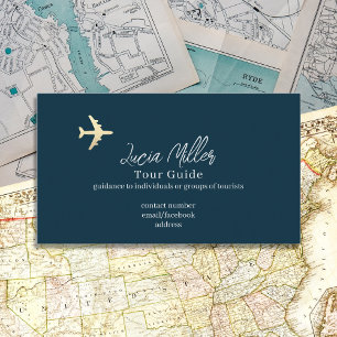 Rondleiding en reizen visitekaartje