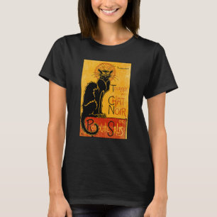rondleiding van de kat Noir zwarte kat voor hallo T-shirt