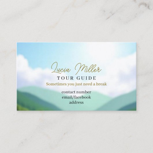 Rondleiding Visitekaartje (Voorkant)