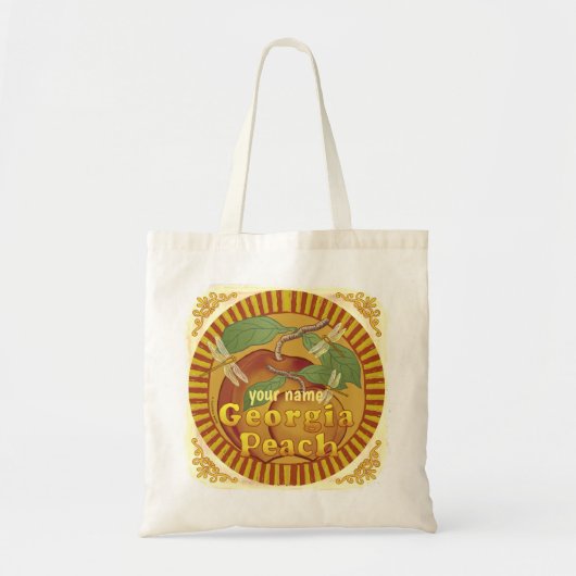 Rondo Georgia Peaches Canvas tas (Voorkant)