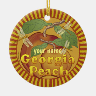 Rondo Georgia Peaches Keramisch Ornament