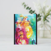 RONDO IN LAGOON/Venetiaanse Masquerade Ball Uitnodiging Briefkaart (Staand voorkant)