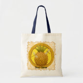 Rondo Pineapple Tote Bag (Voorkant)