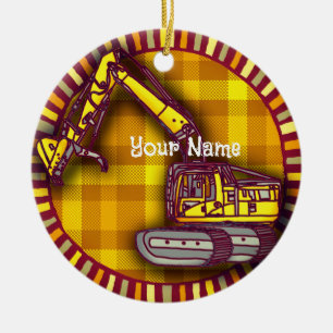 Rondo Power Shovel Keramisch Ornament