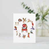 Rondom Alice door het kijkglas Briefkaart (Staand voorkant)