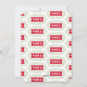 rondom noel feestdagenkaart (Achterkant)