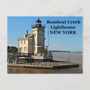 Rondout Creek Lighthouse, Briefkaart New York