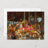 Rondpaarden Feestdagenkaart (Voorkant / Achterkant)