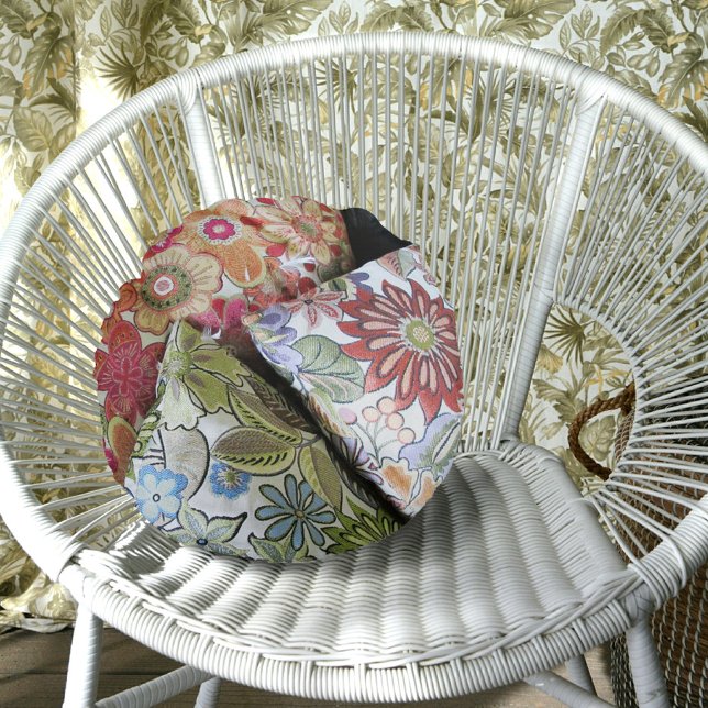 Ronds Boho Chic Faux Coussins brodés multicolores (Créateur téléchargé)